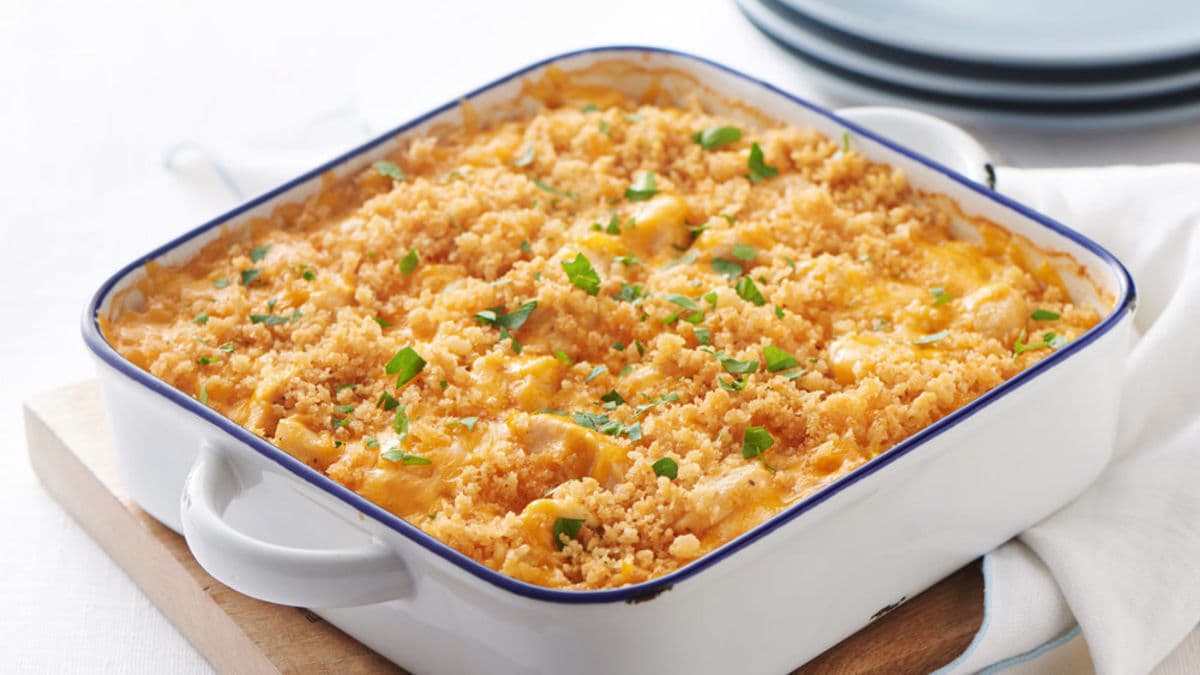 Garlic Cheddar Chicken Bake